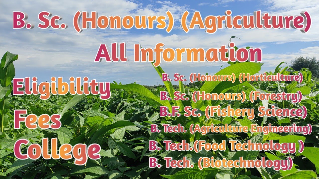 BSC.AGRICULTURE FESS | MARKANDEY EDUCATION